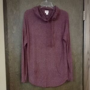 Mossimo Supply Co. Maroon Long Sleeve Top